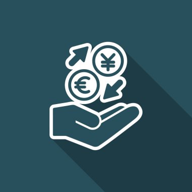 Euro/Jpy - Minimal simgesini para exchange hizmet