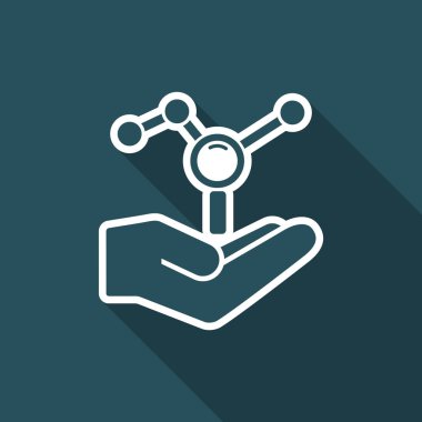 İstatistik araştırma hizmetleri - Minimal simgesi