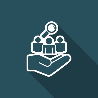 Personel hizmet alımı - Minimal simgesi
