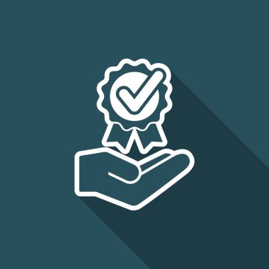 Onay işareti simgesi - Minimal modern simgesi