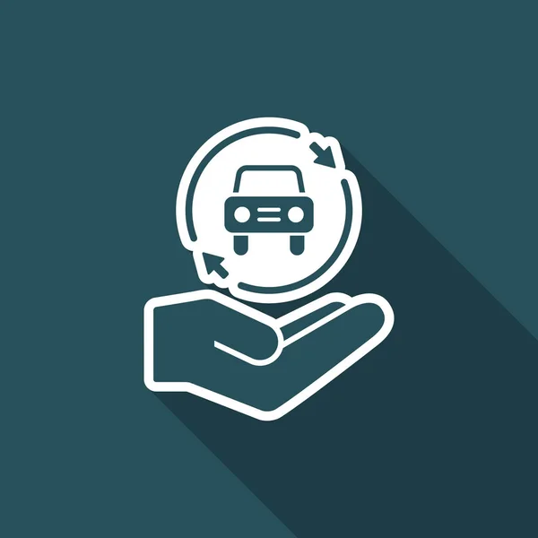Car services - Minimal modern icon — Stock Vector