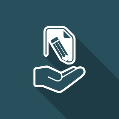 Belge proje tasarımı - Minimal modern simgesi