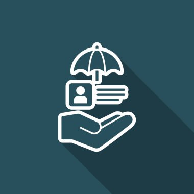 Korumalı - hesap en az vektör simgesi