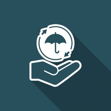 Tam koruma - Minimal vektör simgesi