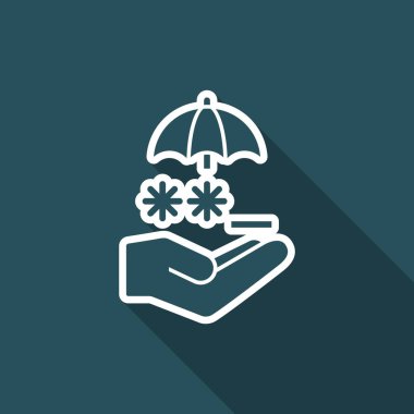 Korumalı şifre - Minimal vektör simgesi