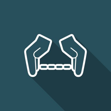 Ölçme - jest elinde en az simge vektör