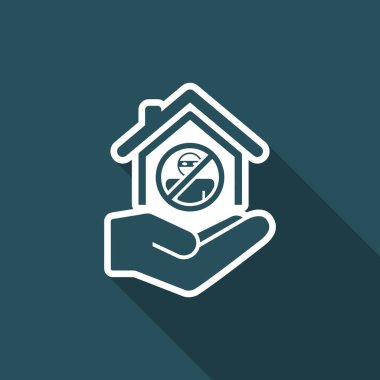 Ev koruma hizmetleri - Minimal simgesi