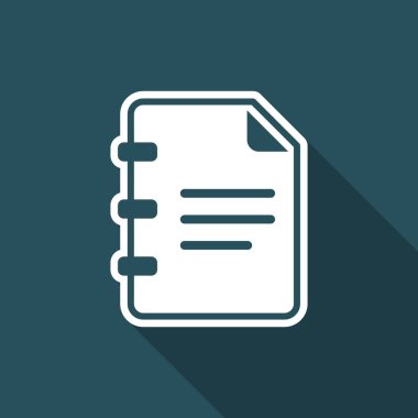 Belge metni - Minimal vektör simgesi