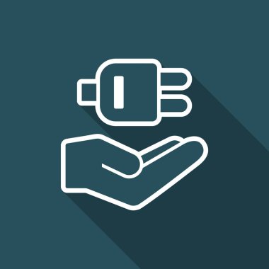 Ağ Hizmetleri - vektör web simgesi