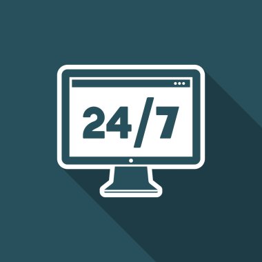 Sabit veri hizmetleri - vektör web simgesi