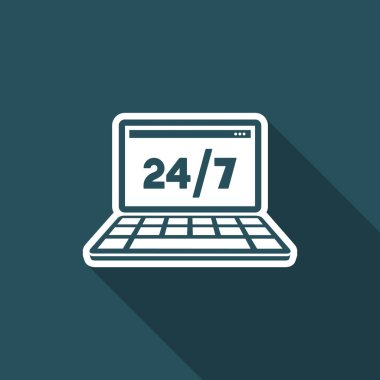 Sabit veri hizmetleri - vektör web simgesi