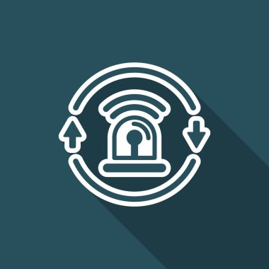 Tam koruma Servisi - vektör web simgesi