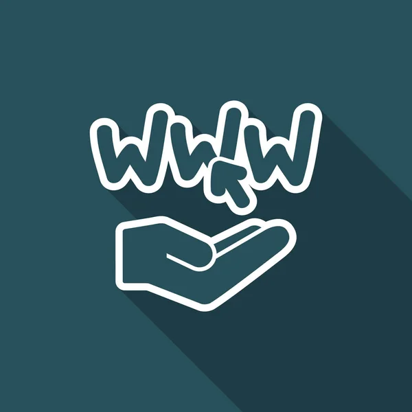 Web services agency - Minimal icon — Stock Vector