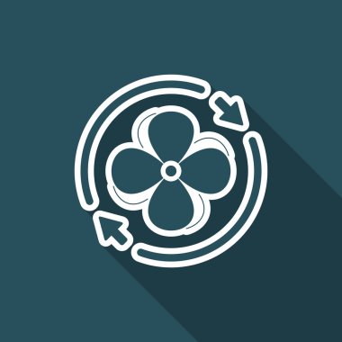 Fan sembolü - vektör web simgesi