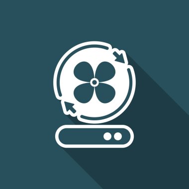 Fan sembolü - vektör web simgesi