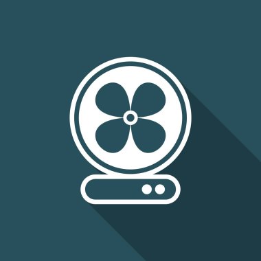 Fan sembolü - vektör web simgesi