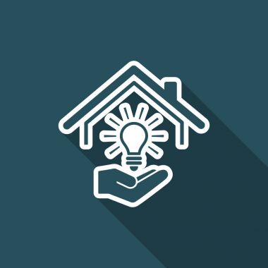 Elektrik - vektör web simgesi