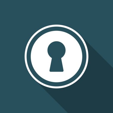 Korumalı Erişim - vektör web simgesi