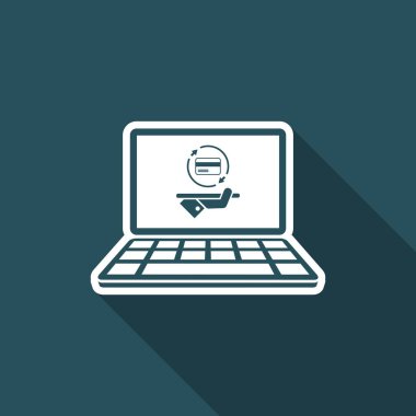 Online Bankacılık hizmetleri - vektör web simgesi