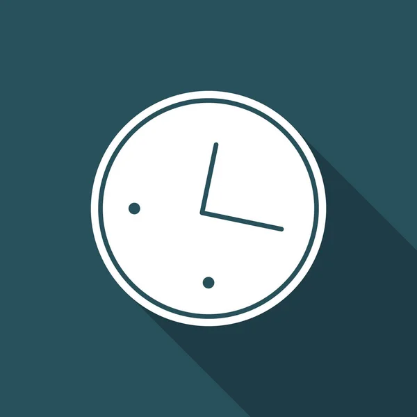 Icona dell'orologio - Serie sottile — Vettoriale Stock