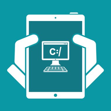 Dijital programlama yazılımı simgesini