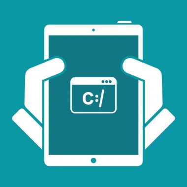 Dijital programlama yazılımı simgesini