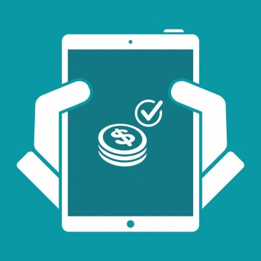 Ödeme kontrol Icon - dolar