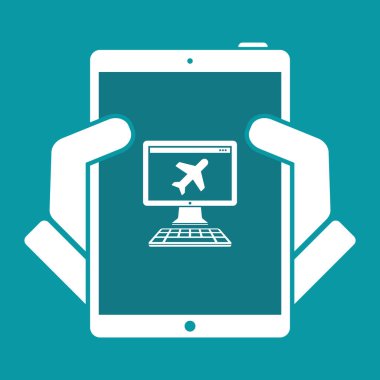 Seyahat Acentası düz simgesi