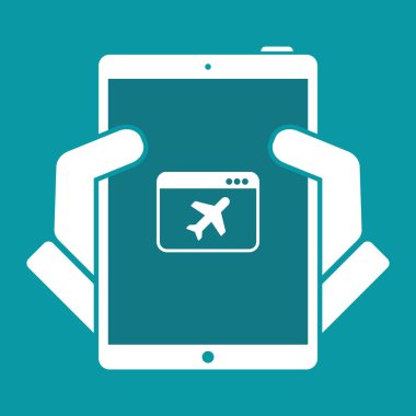 Seyahat Acentası düz simgesi