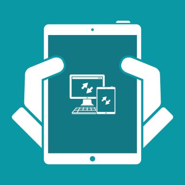 Çoklu aygıtları eşitleme simgesi