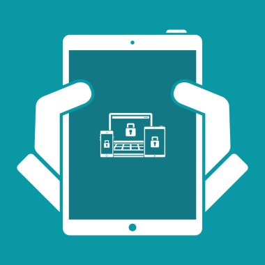 Çoklu cihazlar koruma simgesi