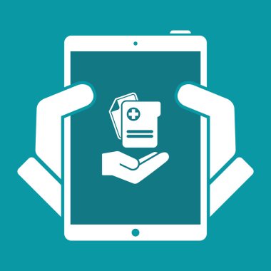 Sağlık Hizmetleri - vektör düz simgesi