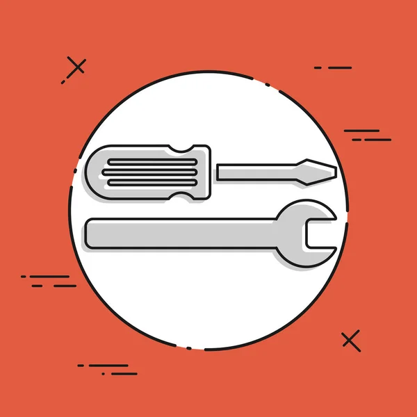 Assistência técnica - Vector flat icon — Vetor de Stock