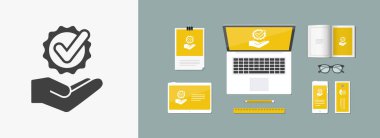 Servis teklifi - onay en iyi seçenek - Minimal simgesi