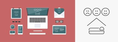 Hotel derecelendirme Icon - ince serisi