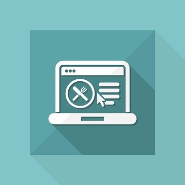 Gıda bilgisayar simgesinin resmi