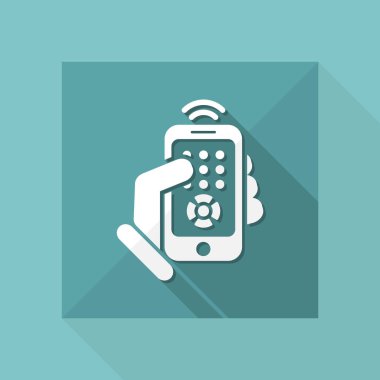 akıllı telefon uzaktan kumanda simgesi