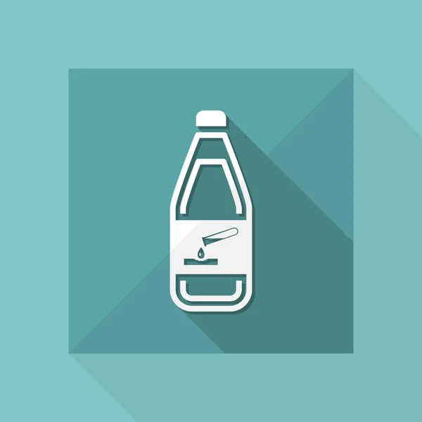 単独の危険ボトルのアイコンのベクトル図 — ストックベクタ