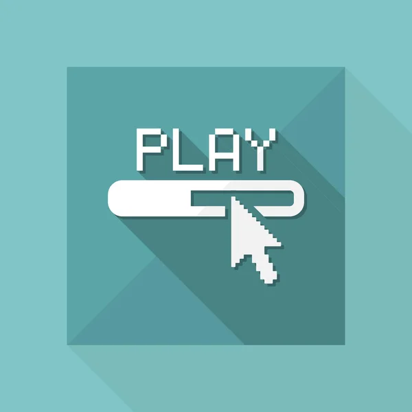 Ilustracja wektorowa pojedynczej ikony gry izolowanej — Wektor stockowy