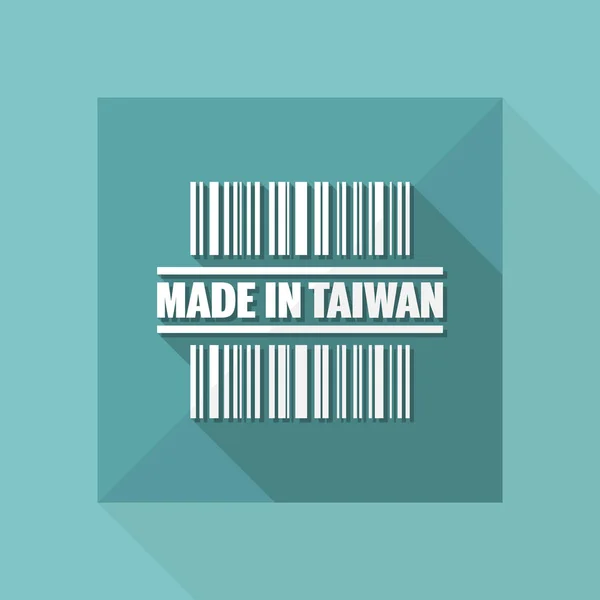 Ilustração vetorial de um ícone isolado de Taiwan — Vetor de Stock
