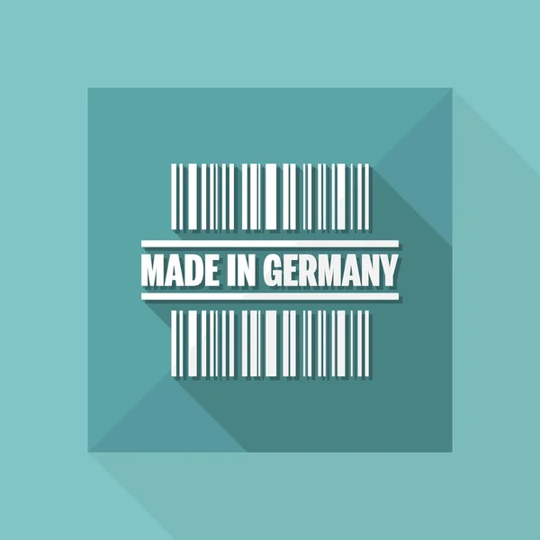 Vector illustration of single isolated made in Germany icon — Stock Vector