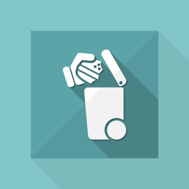 Atık toplama simgesini ayır