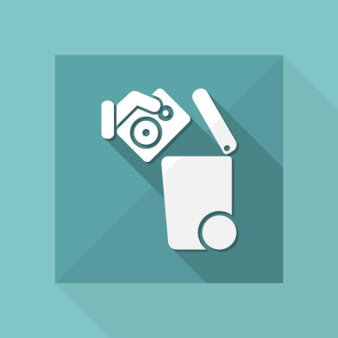 Atık toplama simgesini ayır