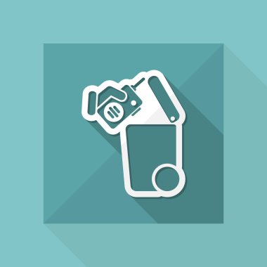 Atık toplama simgesini ayır