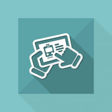 Seyahat Acentası Web sitesinde tablet