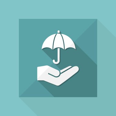 Koruma hizmeti - Minimal vektör simgesi