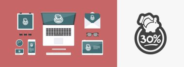 indirim etiketi simgesi