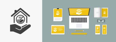 Ev koruma hizmetleri simgesi