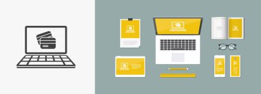 Online Bankacılık hizmetleri web simgeler