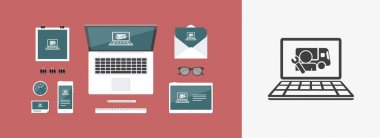 Kamyon yardım online simgeleri